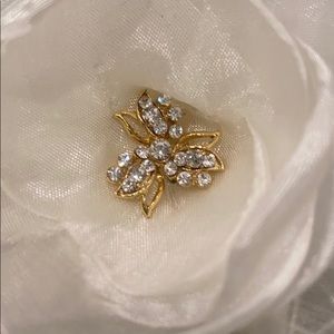 Fabric & Feather Hair Clip